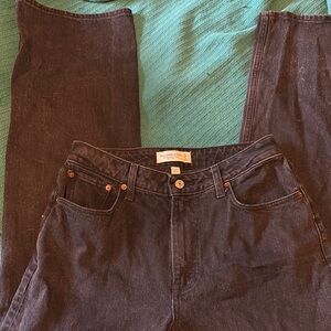 Curve Love Abercrombie Black Denim Jeans